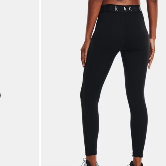 Under Armour UA Base 2.0 Women's Leggings L Gorpcore Black / Pitch Gray - 001 - Picture 2 of 8